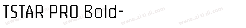 TSTAR PRO Bold字体转换